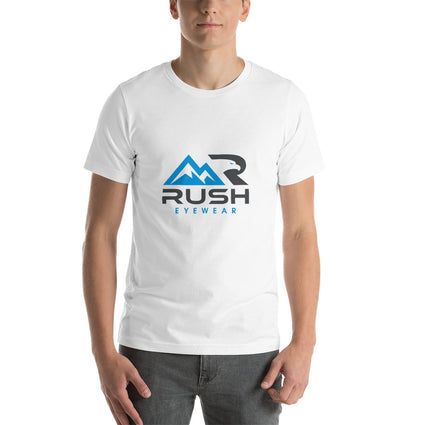 Short-Sleeve Unisex Rush Eyewear T-Shirt Eyewear Retainer - Rush Eyewear Co.